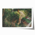 Impressionist Wall Art - Pissarro's Bather in the Woods, Framed Print