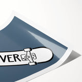 Minimalist Bedroom Wall Art – Black & Gray Framed Canvas Print