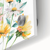 Wildflower Bouquet Girls Room Wall Art – Floral Nursery Print