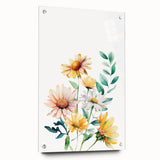 Wildflower Bouquet Girls Room Wall Art – Floral Nursery Print