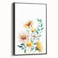 Wildflower Bouquet Girls Room Wall Art – Floral Nursery Print