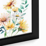 Wildflower Bouquet Girls Room Wall Art – Floral Nursery Print