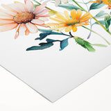 Wildflower Bouquet Girls Room Wall Art – Floral Nursery Print