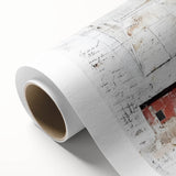 Rolled canvas showcasing a beautiful landscape barn art design with vibrant colors, perfect for rustic home decor; securely packaged in a protective tube for shipping.