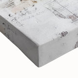 Close-up view of stretched landscape barn wall art on canvas, showcasing vibrant colors and intricate details, perfect for rustic home decor. Ideal for enhancing farmhouse aesthetics.