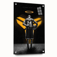 Urban Chic Pop Art Wall Art – Bold Black, Yellow, and White Canvas