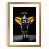 Urban Chic Pop Art Wall Art – Bold Black, Yellow, and White Canvas