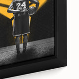 Urban Chic Pop Art Wall Art – Bold Black, Yellow, and White Canvas