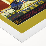 Retro Chicago World’s Fair Poster – Vintage Art Deco Print