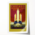 Retro Chicago World’s Fair Poster – Vintage Art Deco Print