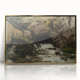 Realism Art Print - The Source of the Loue by Gustave Courbet Canvas