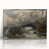 Realism Art Print - The Source of the Loue by Gustave Courbet Canvas