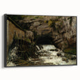 Realism Art Print - The Source of the Loue by Gustave Courbet Canvas