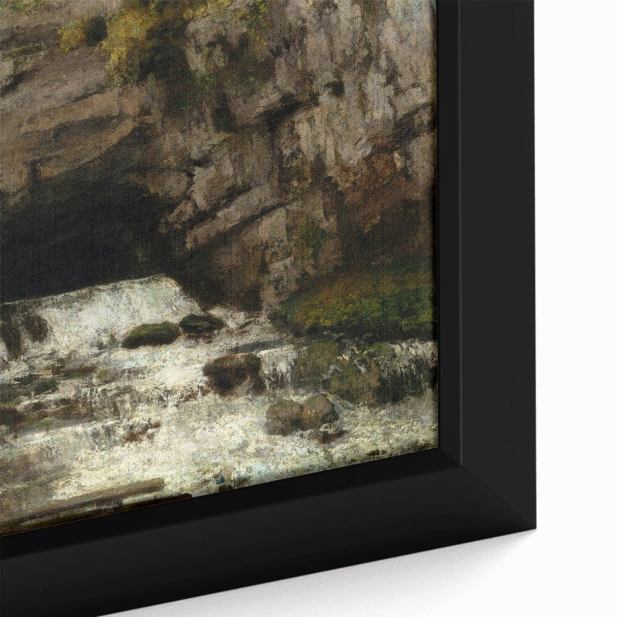 Realism Art Print - The Source of the Loue by Gustave Courbet Canvas
