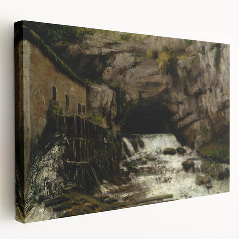 Realism Art Print - The Source of the Loue by Gustave Courbet Canvas