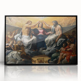 Renaissance Art: Annibale Carracci's The Coronation of the Virgin Print