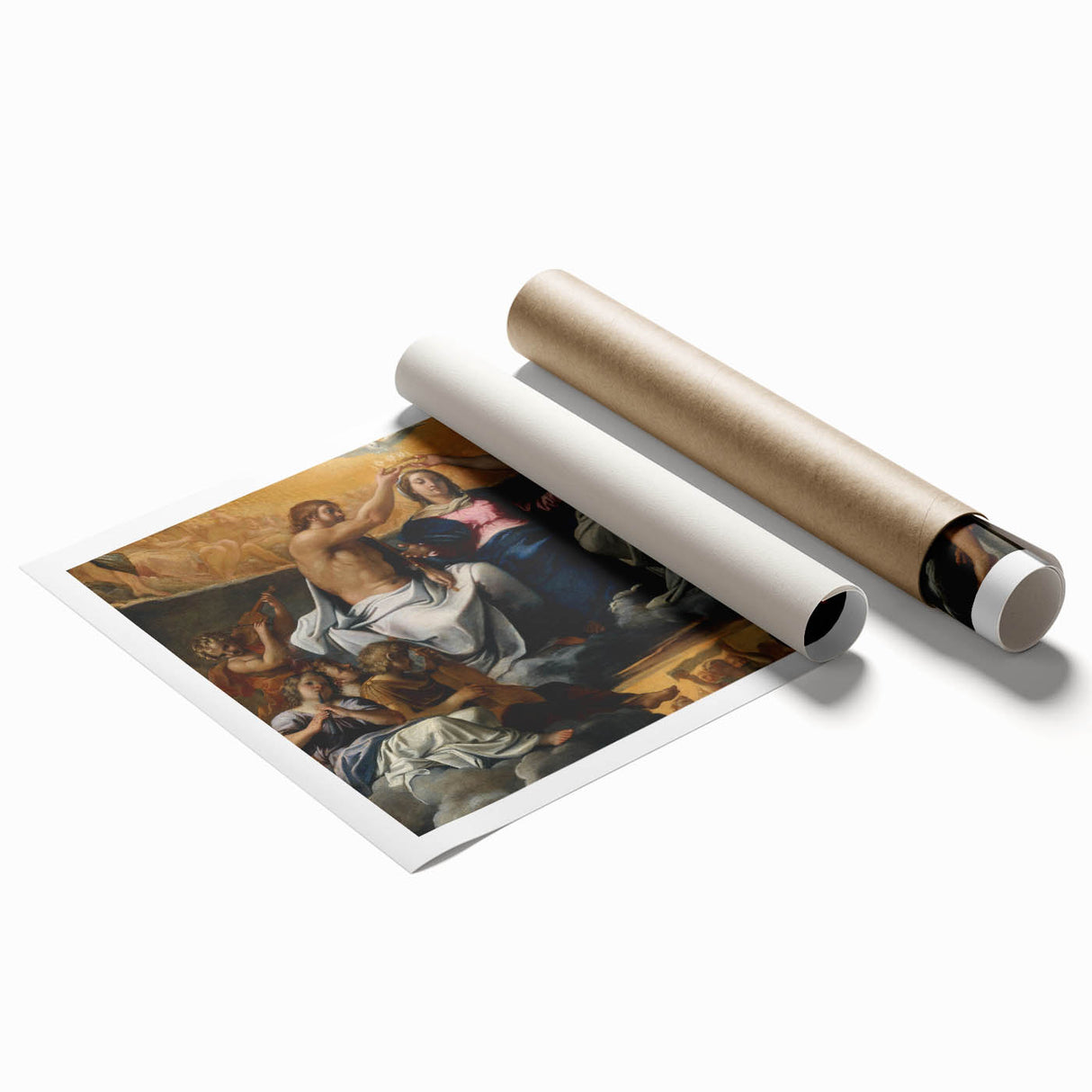 Renaissance Art: Annibale Carracci's The Coronation of the Virgin Print