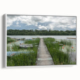 Vintage poster art depicting a European Estonian scenery in vibrant colors on an extra-large framed canvas.