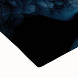 Large art of a black and white Icelandic landscape on stretched canvas, ideal for bedroom wall decor.