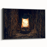 Black and white landscape art painting of a European scene on framed canvas, suitable for bedroom decor.