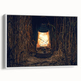 Vintage poster art of a scenic European landscape on framed canvas, in vibrant colors, ideal for living room decor.