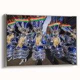 Landscape art painting of a Bolivian scenery on a framed canvas.