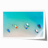 Extra large rolled print of a vibrant Brazilian landscape with lush greenery and floral elements.