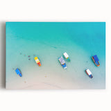 Black and white stretched canvas featuring a panoramic view of a Brazilian landscape, ideal for kitchen wall art.