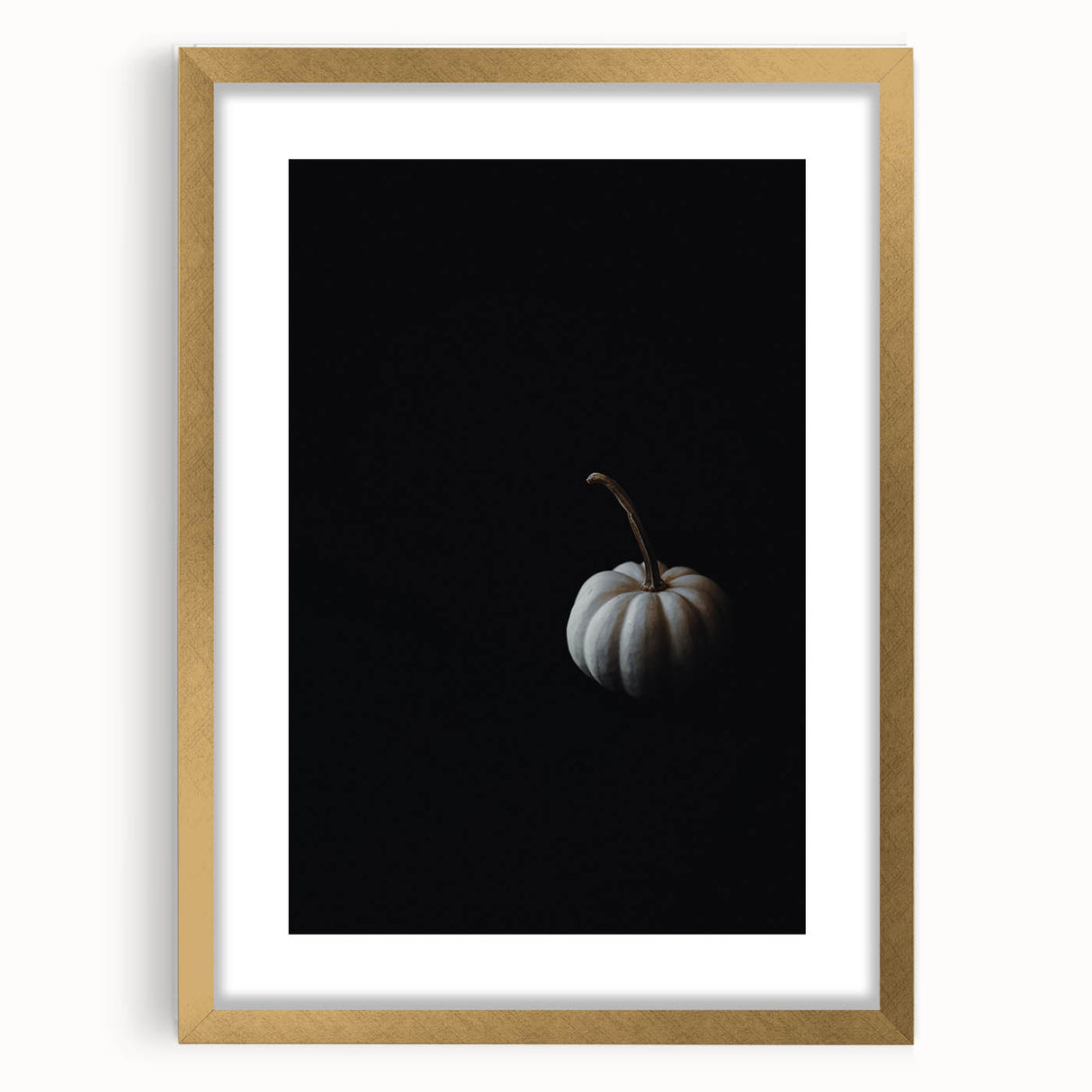 Extra large abstract art print featuring textured fall colors in gold frame, ideal for living room decor.
