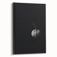Black and white vintage poster art of a fall landscape on framed canvas, ideal for bedroom wall decor.