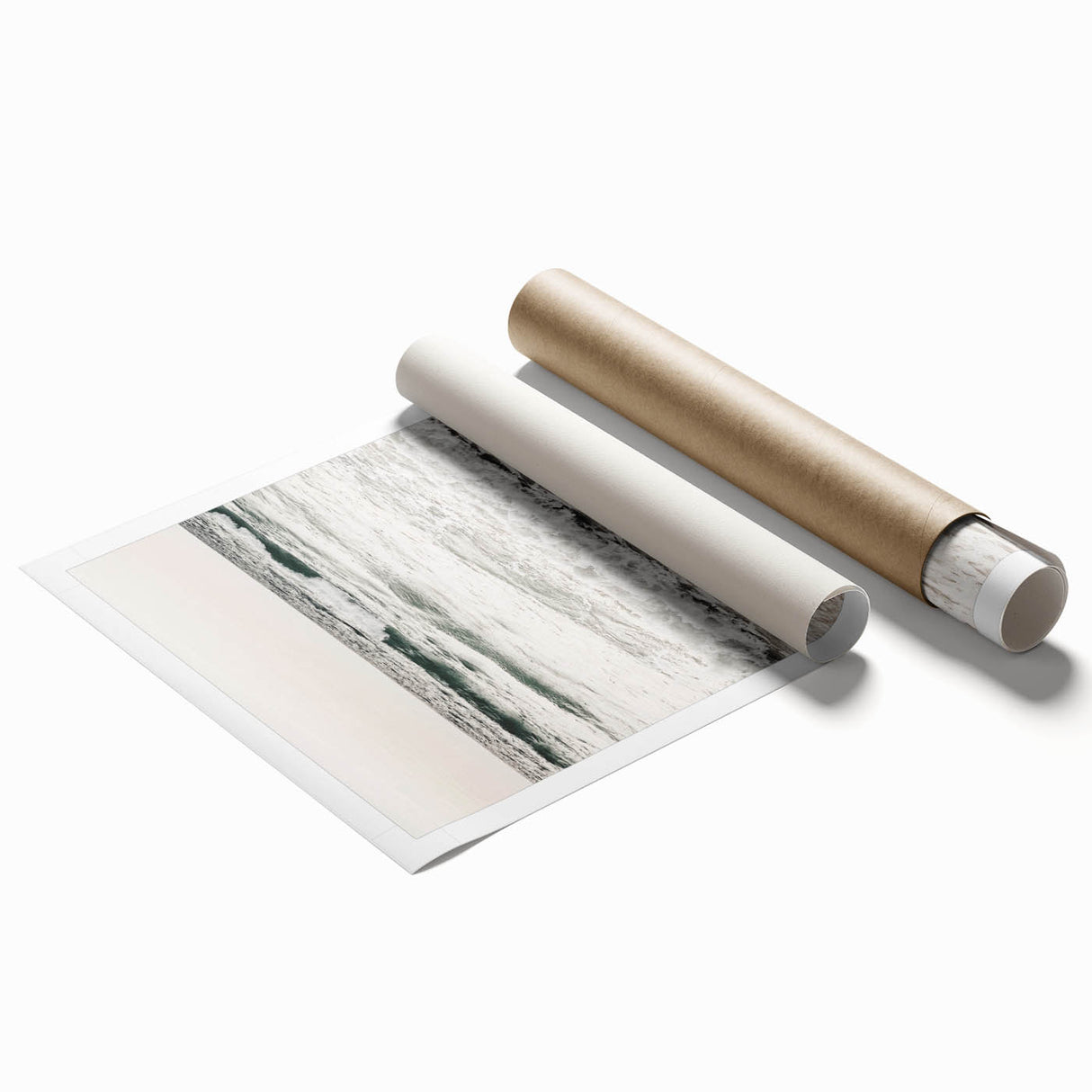 Extra large rolled canvas featuring a floral art design in vibrant summer hues, ideal for classy bathroom wall art.