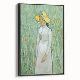 Black and white landscape painting of a vintage scene on framed canvas, ideal for bedroom wall art.