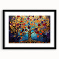 Golden Tree of Life Wall Art - Vibrant Modern Canvas for Living Room
