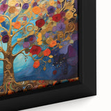 Golden Tree of Life Wall Art - Vibrant Modern Canvas for Living Room