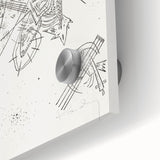 Modern Wall Art: Intricate Abstract Line Art – Minimalist Black & White Decor