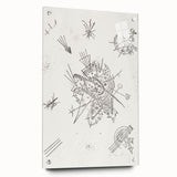 Modern Wall Art: Intricate Abstract Line Art – Minimalist Black & White Decor