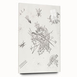 Modern Wall Art: Intricate Abstract Line Art – Minimalist Black & White Decor