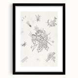 Modern Wall Art: Intricate Abstract Line Art – Minimalist Black & White Decor