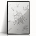 Modern Wall Art: Intricate Abstract Line Art – Minimalist Black & White Decor