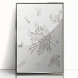 Modern Wall Art: Intricate Abstract Line Art – Minimalist Black & White Decor