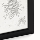 Modern Wall Art: Intricate Abstract Line Art – Minimalist Black & White Decor