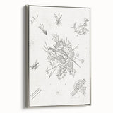 Modern Wall Art: Intricate Abstract Line Art – Minimalist Black & White Decor