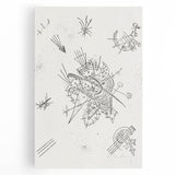 Modern Wall Art: Intricate Abstract Line Art – Minimalist Black & White Decor