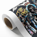 Queen Retro Poster Art - Comic Style Vintage Print - Rock Music Poster