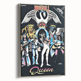 Queen Retro Poster Art - Comic Style Vintage Print - Rock Music Poster