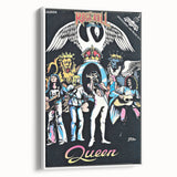 Queen Retro Poster Art - Comic Style Vintage Print - Rock Music Poster