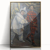 Impressionism Wall Art: Pierrot and Harlequin by Paul Cézanne Prints