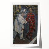 Impressionism Wall Art: Pierrot and Harlequin by Paul Cézanne Prints