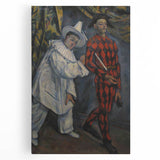 Impressionism Wall Art: Pierrot and Harlequin by Paul Cézanne Prints