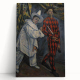 Impressionism Wall Art: Pierrot and Harlequin by Paul Cézanne Prints
